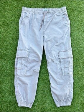 Garage Beige Cargo Jogger Pants Size XL